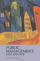 book Public Management: Old and New  