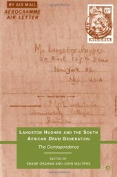 book Langston Hughes and the South African Drum Generation: The Correspondence  