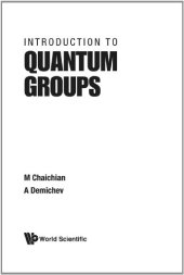 book Introduction to Quantum Groups  