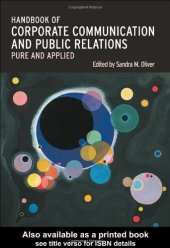 book A Handbook of Corporate Communication and Public Relations  