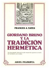 book Giordano Bruno y la tradición hermética