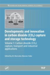 book Developments and Innovation in Carbon Dioxide (CO2) Capture and Storage Technology: Volume 1: Carbon Dioxide (CO2) Capture, Transport and Industrial Applications (Woodhead Publishing Series in Energy)  