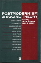 book Postmodernism and social theory: the debate over general theory  