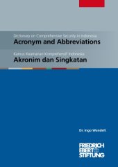 book Kamus Keamanan Komprehensif Indonesia: Akronim dan Singkatan  