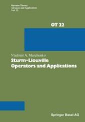 book Sturm-Liouville Operators and Applications