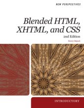 book New Perspectives on Blended HTML, XHTML, and CSS: 2nd Edition - Introductory (New Perspectives (Course Technology Paperback))  