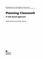 book Planning classwork: a task based approach  