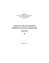 book Osmanlı Belgelerinde Ermeni-Fransız İlişkileri 1918-1919 Cilt II  