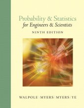 book Probability and Statistics for Engineers and Scientists (9th Edition)  