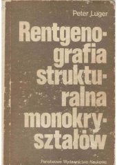 book Rentgenografia strukturalna monokryształów  