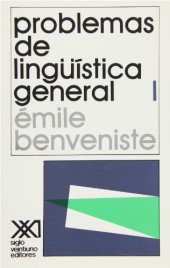 book Problemas de linguistica general, 1  