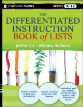 book The Differentiated Instruction Book of Lists  