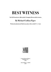 book Best Witness: The Mel Mermelstein Affair and the Triumph of Historical Revisionism