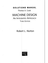 book Solution manual for machine design (Norton 3e)  