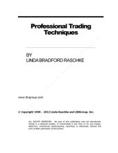 book Professional Trading Techniques  