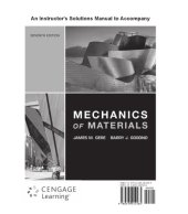 book An Instructor’s Solutions Manual to Accompany Mechanics of Materials  