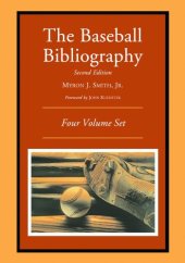 book The Baseball Bibliography volume 1-4 