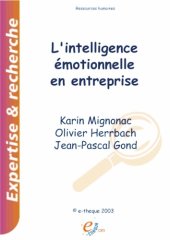 book L'intelligence émotionnelle en entreprise  