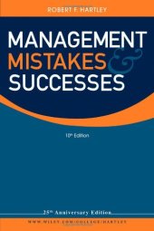 book Management Mistakes and Successes , Tenth Edition  