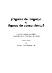 book ¿Figuras de lenguaje o figuras de pensamiento? Ensayos sobre la visión tradicional o «normal» del arte  