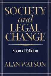 book Society and Legal Change, 2nd Edition  