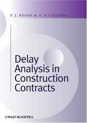 book Delay analysis in construction contracts  