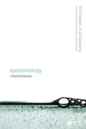 book Epistemology (First Books in Philosophy)  