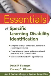 book Essentials of Specific Learning Disability Identification (Essentials of Psychological Assessment)  