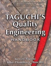 book Taguchi's Quality Engineering Handbook  