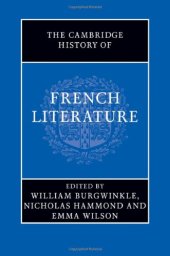 book The Cambridge History of French Literature  