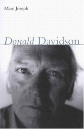 book Donald Davidson (Philosophy Now)  