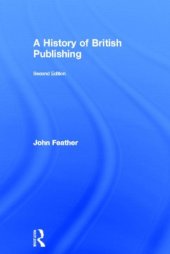 book A history of British publishing  