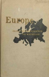 book Europe from the Renaissance to Waterloo (College)  