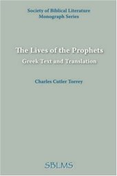 book The Lives of the Prophets: Greek Text and Translation  