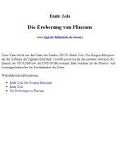 book Die Eroberung von Plassans (Bd.4)  