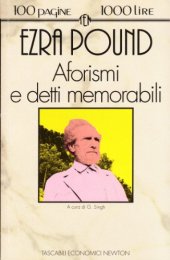 book Ezra Pound: Aforismi e detti memorabili (Tascabili economici Newton)  