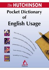 book The Hutchinson Pocket Dictionary of English Usage  