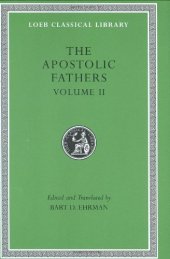 book The Apostolic Fathers, Volume II: Epistle of Barnabas. Papias and Quadratus. Epistle to Diognetus. The Shepherd of Hermas