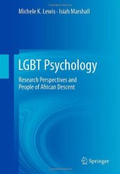 book LGBT Psychology: Research Perspectives and People of African Descent  