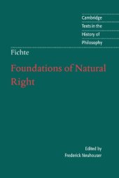 book Foundations of Natural Right