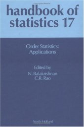 book Handbook of Statistics: Order Statistics: Applications