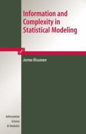 book Information and complexity in statistical modeling