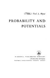 book Probability and potentials 