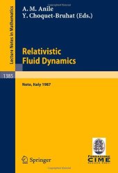 book Relativistic Fluid Dynamics