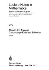 book Theorie des Topos et Cohomologie Etale des Schemas