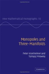 book Monopoles and Three-Manifolds