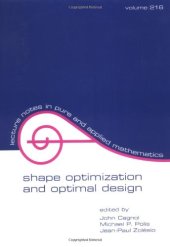 book Shape optimization and optimal design: proceedings of the IFIP conference