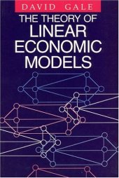 book The theory of linear economic models