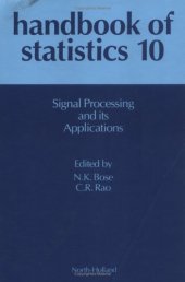 book Handbook of Statistics 10: Signal Processing and its Applications