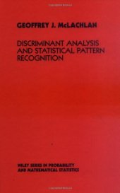 book Discriminant analysis and statistical pattern recognition